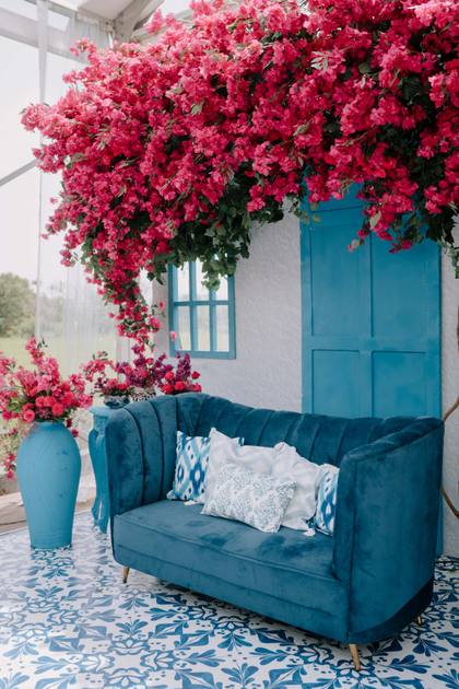 Lounge and Backdrop — Carnival decor — Alila Diwa Goa